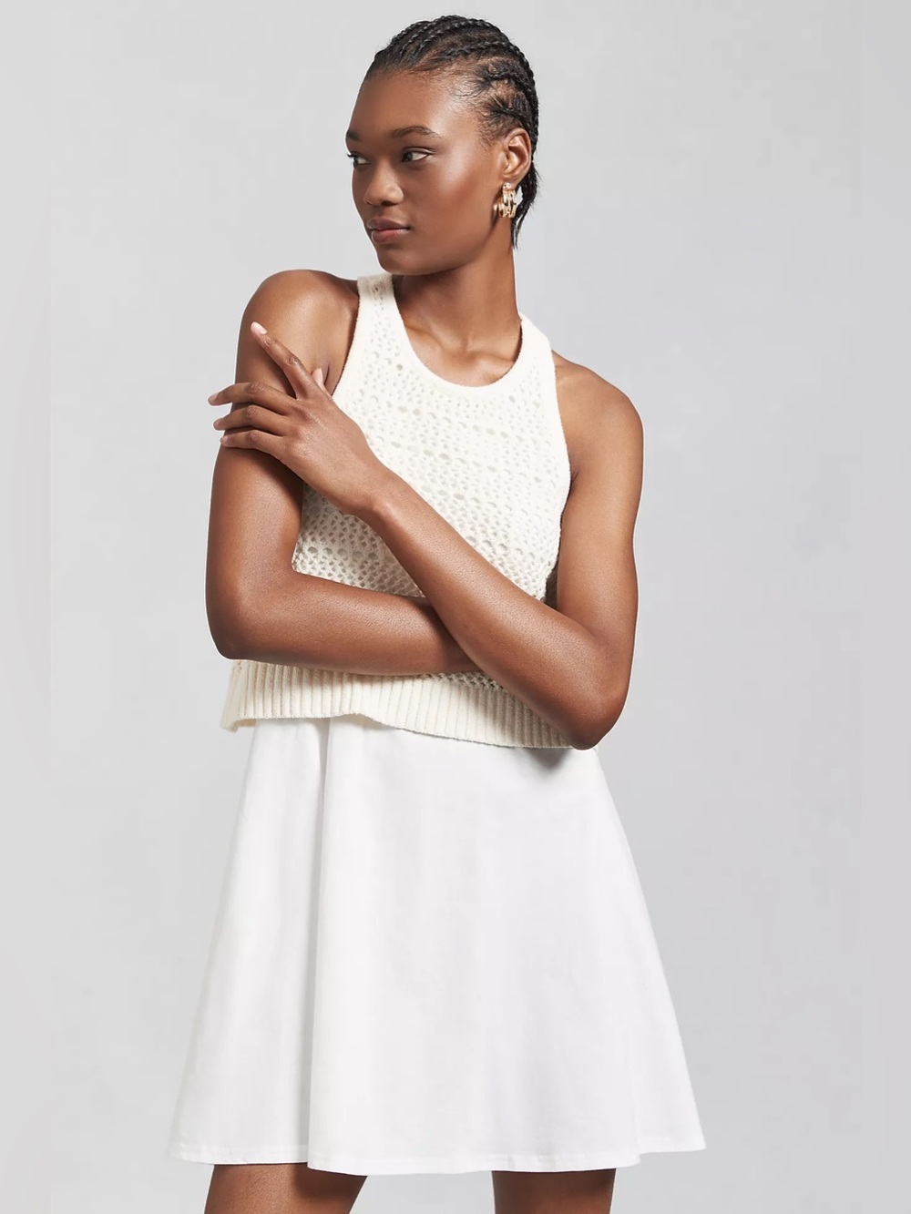 Daily Practice by Anthropologie Twofer Sweater Knit Mini Dress (123)